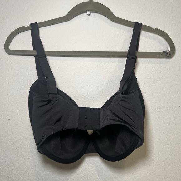 Skims Bra Women Size 34H Black Onyx Full Coverage Support Wire Adjustable Straps - Picture 5 of 13